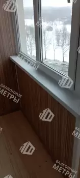 Отделка балкона сапожок с утеплением