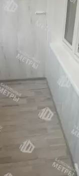 Отделка балкона с утеплением в многоквартирном доме