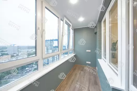 Отделка балкона гипсокартоном с покраской