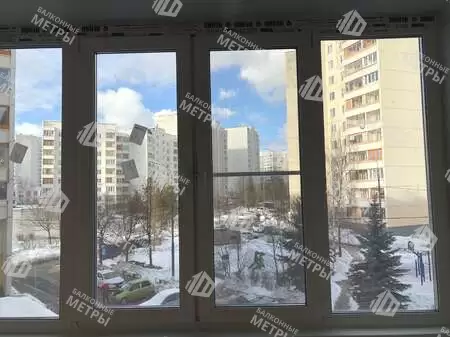 Остекление и отделка двух балконов